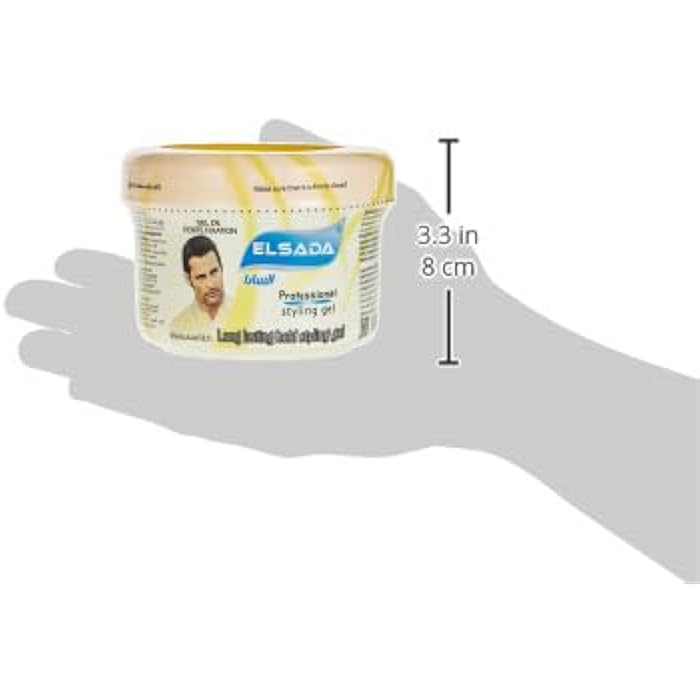 Elsada EL SADA Long Lasting Hair Styling Gel, Yellow, 250 ml - Image 4